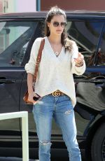 ALESSANDRA AMBROSIO Out for Lunch at Ivy in Santa Monica 04/19/2018