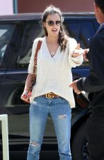 ALESSANDRA AMBROSIO Out for Lunch at Ivy in Santa Monica 04/19/2018