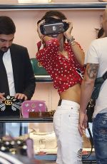 ALESSANDRA AMBROSIO Shopping at Gucci Store in Beverly Hills 04/12/2018