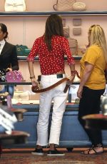 ALESSANDRA AMBROSIO Shopping at Gucci Store in Beverly Hills 04/12/2018
