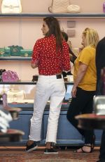 ALESSANDRA AMBROSIO Shopping at Gucci Store in Beverly Hills 04/12/2018