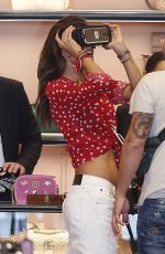 ALESSANDRA AMBROSIO Shopping at Gucci Store in Beverly Hills 04/12/2018