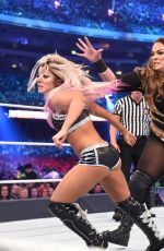 ALEXA BLISS at WWE Wrestlemania 34 in New Orleans 04/08/2018