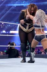 ALEXA BLISS at WWE Wrestlemania 34 in New Orleans 04/08/2018