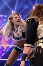 ALEXA BLISS at WWE Wrestlemania 34 in New Orleans 04/08/2018