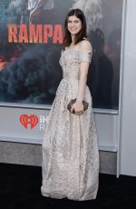 ALEXANDRA DADDARIO at Rampage Premiere in Los Angeles 04/04/2018