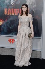 ALEXANDRA DADDARIO at Rampage Premiere in Los Angeles 04/04/2018