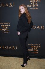 ALEXINA GRAHAM at Bvlgari Premiere at Tribeca Film Festival 04/26/2018