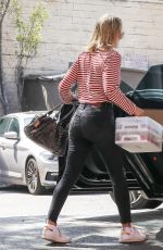 ALI LARTER Out for Lunch at Coral Tree Cafe in Beverly Hills 04/23/2018