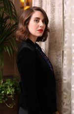 ALISON BRIE at Glow Press Conference in Los Angeles 04/16/2018