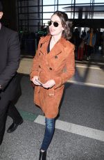 ALISON BRIE at LAX Airport in Los Angeles 04/16/2018