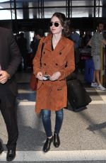 ALISON BRIE at LAX Airport in Los Angeles 04/16/2018