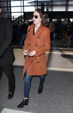 ALISON BRIE at LAX Airport in Los Angeles 04/16/2018