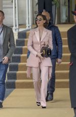 ALISON BRIE Leaves Her Hotel in Rome 04/18/2018