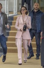 ALISON BRIE Leaves Her Hotel in Rome 04/18/2018