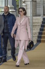 ALISON BRIE Leaves Her Hotel in Rome 04/18/2018