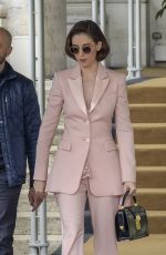 ALISON BRIE Leaves Her Hotel in Rome 04/18/2018