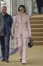 ALISON BRIE Leaves Her Hotel in Rome 04/18/2018