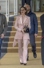 ALISON BRIE Leaves Her Hotel in Rome 04/18/2018