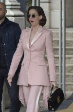 ALISON BRIE Leaves Her Hotel in Rome 04/18/2018