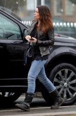 ALISON KING Out Shopping in Wilmslow 04/02/2018