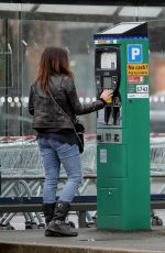ALISON KING Out Shopping in Wilmslow 04/02/2018