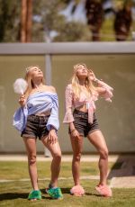 ALLIE and LEXI KAPLAN at Festival Kick-off Brunch by Ugg at Coachella Festival 04/13/2018