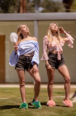 ALLIE and LEXI KAPLAN at Festival Kick-off Brunch by Ugg at Coachella Festival 04/13/2018
