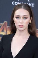 ALYCIA DEBNAM-CAREY at Avengers: Infinity War Premiere in Los Angeles 04/23/2018