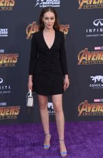 ALYCIA DEBNAM-CAREY at Avengers: Infinity War Premiere in Los Angeles 04/23/2018