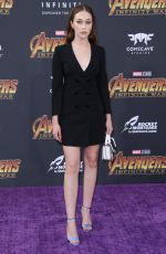 ALYCIA DEBNAM-CAREY at Avengers: Infinity War Premiere in Los Angeles 04/23/2018