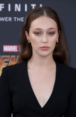 ALYCIA DEBNAM-CAREY at Avengers: Infinity War Premiere in Los Angeles 04/23/2018