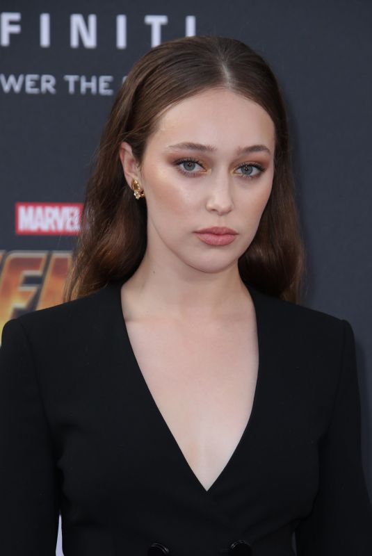 ALYCIA DEBNAM-CAREY at Avengers: Infinity War Premiere in Los Angeles 04/23/2018