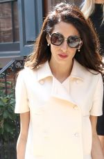 AMAL CLOONEY Out in New York 04/13/2018