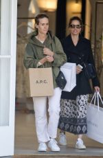 AMANDA PEET and SARAH PAULSON Shopping at Zimmermann in West Hollywood 04/19/2018