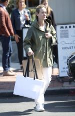 AMANDA PEET and SARAH PAULSON Shopping at Zimmermann in West Hollywood 04/19/2018