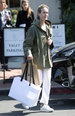 AMANDA PEET and SARAH PAULSON Shopping at Zimmermann in West Hollywood 04/19/2018