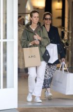 AMANDA PEET and SARAH PAULSON Shopping at Zimmermann in West Hollywood 04/19/2018