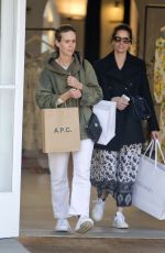 AMANDA PEET and SARAH PAULSON Shopping at Zimmermann in West Hollywood 04/19/2018