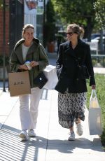 AMANDA PEET and SARAH PAULSON Shopping at Zimmermann in West Hollywood 04/19/2018