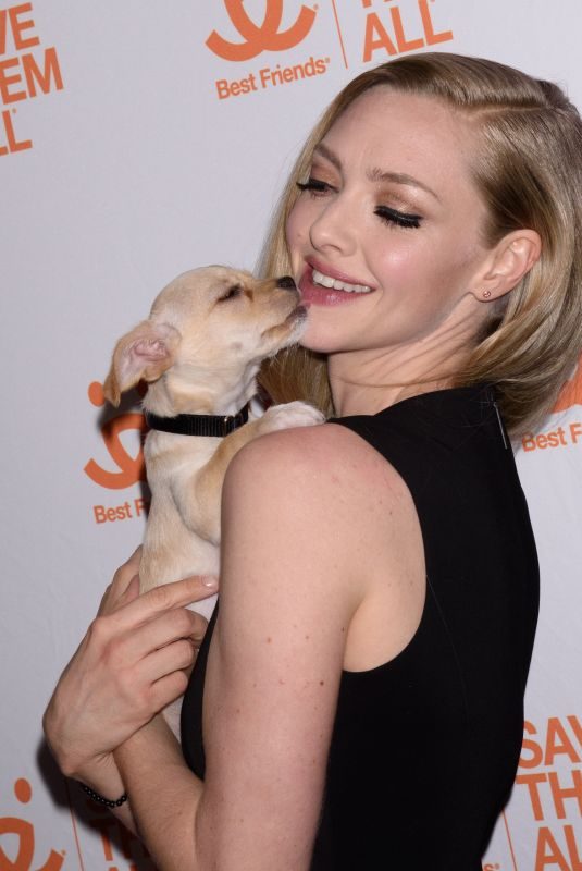 AMANDA SEYFRIED at Best Friends Animal Society’s Save Them All Gala in New York 04/10/2018