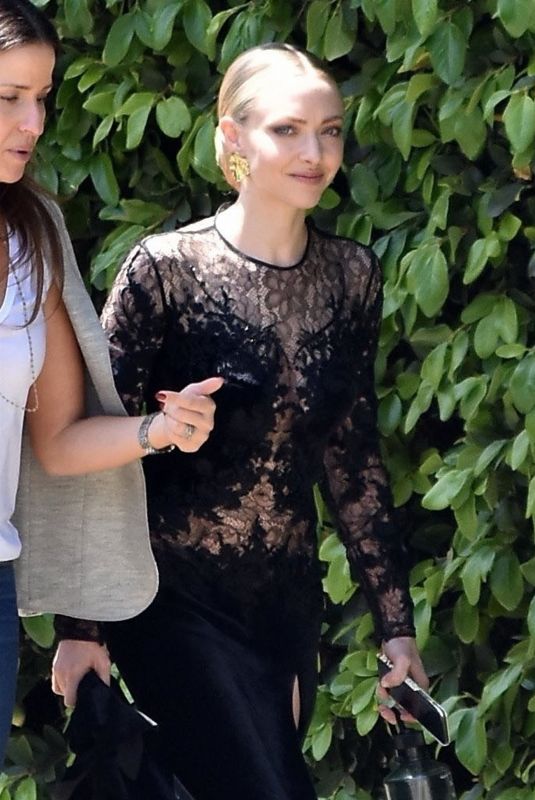 AMANDA SEYFRIED Out in Beverly Hills 04/23/2018