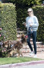 AMANDA SEYFRIED Out with Her Dog Finn in Los Angeles 04/05/2018