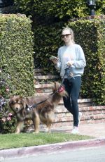 AMANDA SEYFRIED Out with Her Dog Finn in Los Angeles 04/05/2018