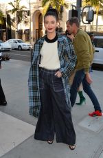 AMANDA STEELE Arrives at a Party at Rodeo Drive Burberry Store in Beverly Hills 04/18/2018