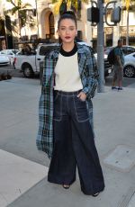AMANDA STEELE Arrives at a Party at Rodeo Drive Burberry Store in Beverly Hills 04/18/2018