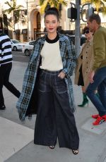 AMANDA STEELE Arrives at a Party at Rodeo Drive Burberry Store in Beverly Hills 04/18/2018