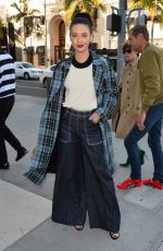 AMANDA STEELE Arrives at a Party at Rodeo Drive Burberry Store in Beverly Hills 04/18/2018