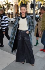 AMANDA STEELE Arrives at a Party at Rodeo Drive Burberry Store in Beverly Hills 04/18/2018