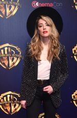 AMBER HEARD at The Big Picture Presentation at Cinemacon in Las Vegas 04/24/2018